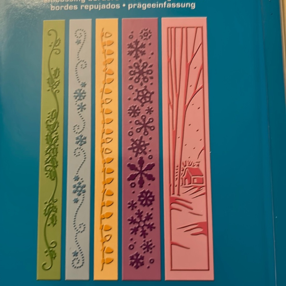 Cuttlebug embossing boarders